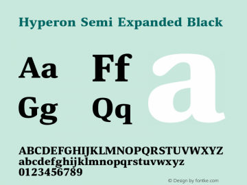 Hyperon Semi Expanded Black Version 1.000图片样张
