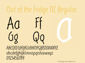 Out of the Fridge ITC Regular Version 2.0图片样张