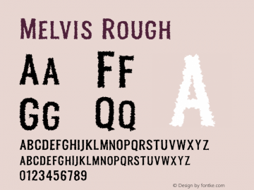 Melvis-Rough 1.0图片样张