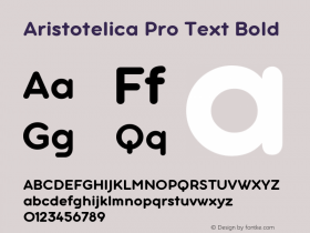 Aristotelica Pro Text Bold Version 1.000图片样张