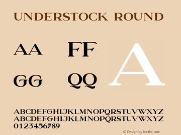 Understock Round Version 1.000;PS 001.000;hotconv 1.0.88;makeotf.lib2.5.64775 Font Sample