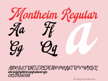 Montheim Version 1.000图片样张