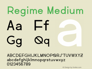 Regime Medium Version 1.000图片样张