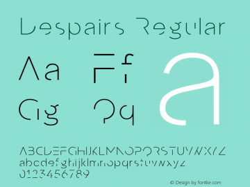 Despairs Version 1.00;November 14, 2020 Font Sample