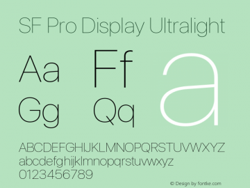 Apple Font W1 Version 1.00;November 13, 2020;FontCreator 13.0.0.2675 64-bit Font Sample