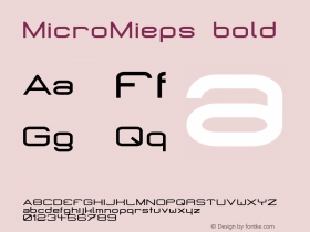 MicroMieps bold 99; 2.2图片样张