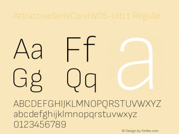 AttractiveSemiCond W05 UltLight Version 3.001图片样张