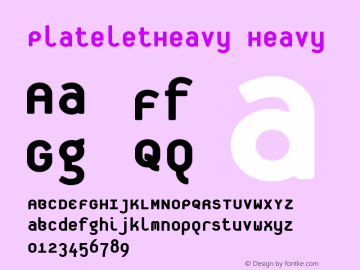 PlateletHeavy Heavy Version 001.000图片样张