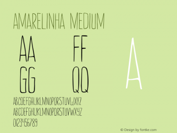 Amarelinha Version 001.000 Font Sample