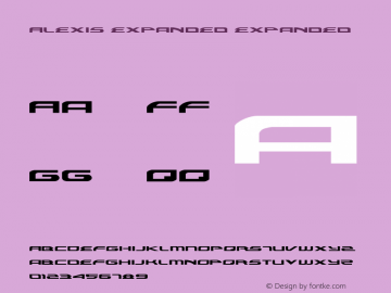 Alexis Expanded Expanded 001.000图片样张