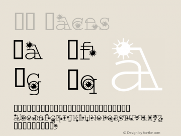 66 Maces Altsys Fontographer 4.1 7/13/95 Font Sample