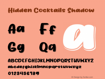 Hidden Cocktails Shadow Version 1.000 | w-rip DC20201230图片样张