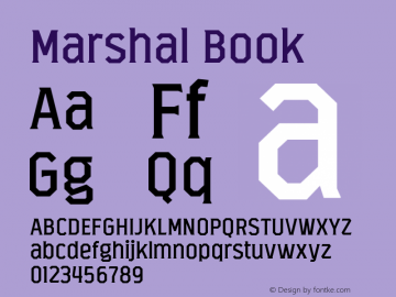 Marshal Book Version 1.005;hotconv 1.0.109;makeotfexe 2.5.65596图片样张
