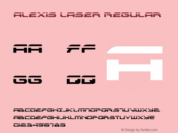 Alexis Laser Regular Version 3.0; 2013图片样张