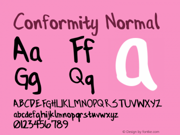 Conformity Normal Beta 0.9 - 11/01/01图片样张