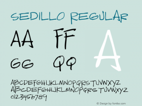 Sedillo Regular 1.0图片样张