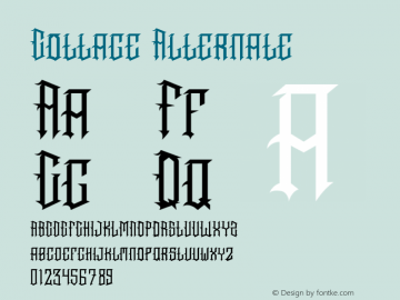 Cottage-Alternate Version 1.001;Fontself Maker 3.5.4 Font Sample