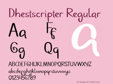 Dhestscripter Version 1.008;Fontself Maker 3.5.1 Font Sample