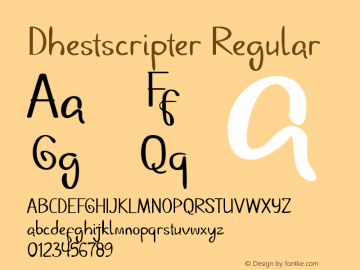 Dhestscripter Version 1.008;Fontself Maker 3.5.1 Font Sample