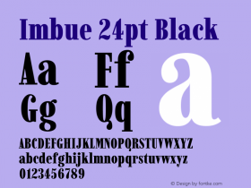 Imbue 24pt Black Version 1.102图片样张
