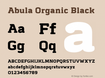 Abula Organic Black 1.000图片样张