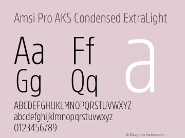 Amsi Pro AKS Condensed ExtraLight 2.300图片样张