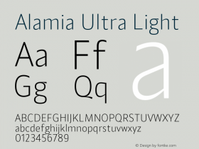 Alamia Ultra Light 1.000图片样张