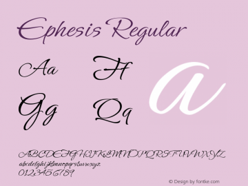 Ephesis W05 ROB Version 4.10图片样张