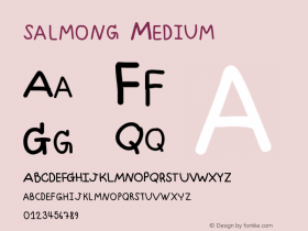 salmong Version 001.000 Font Sample