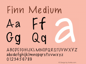 Finn Version 001.000 Font Sample