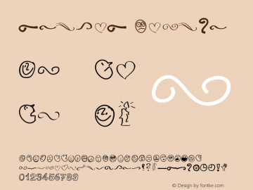 smiles Version 001.000 Font Sample