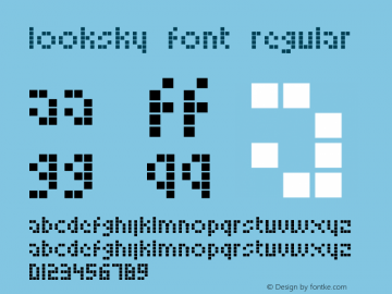 Looksky Font Regular Version 1.0图片样张