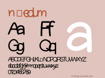 n Version 001.000 Font Sample