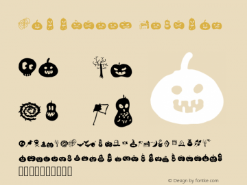Halloween 1.0 Font Sample