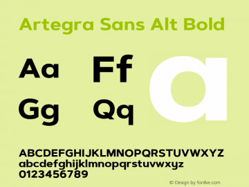 Artegra Sans Alt Bold 1.006图片样张