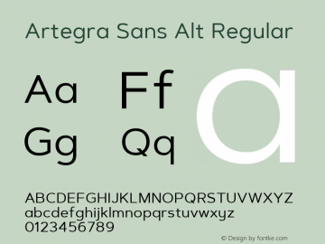 Artegra Sans Alt 1.006图片样张