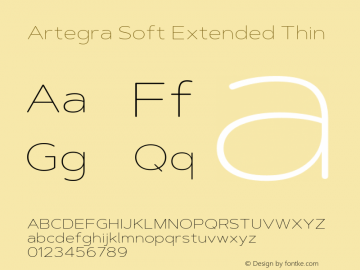 Artegra Soft Extended Thin 1.000图片样张