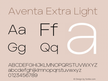 Aventa Extra Light 1.003图片样张