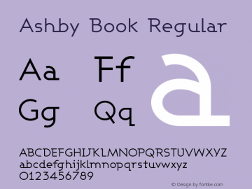 Ashby Book Regular 1.0图片样张