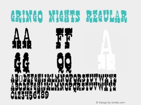 Gringo Nights Regular 2 Font Sample