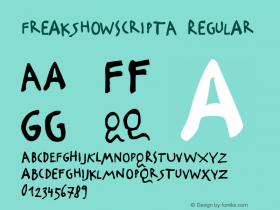 FreakshowScriptA W05 Regular Version 4.10图片样张