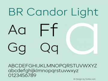 BR Candor Light 1.000图片样张
