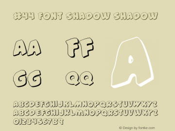 #44 Font Shadow Shadow 2图片样张