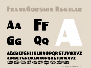 FrankGorshin W05 Regular Version 4.10图片样张