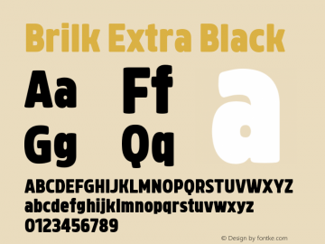 Brilk Extra Black 1.000图片样张