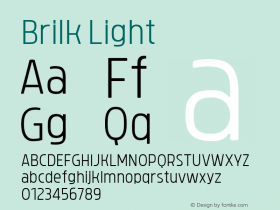 Brilk Light 1.000图片样张