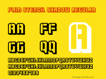 Flim Stencil Shadow W05 Regular 1, 2003图片样张