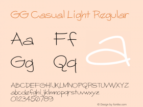 GG Casual Light W05 Regular Version 4.70图片样张