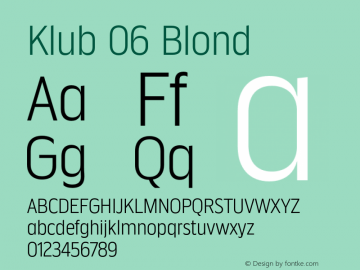 Klub06-Blond Version 4.001图片样张