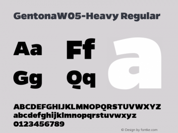 Gentona W05 Heavy Version 1.10图片样张